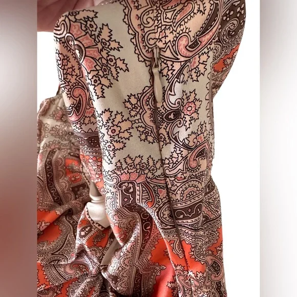 Blumarine Deep V-Neck Silk Dress - Picture 5 of 16